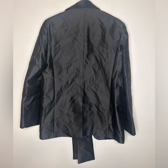 ROSIE ASSOULIN UBERTA MIKADO COTTON & SILK SASH BLAZER NWT - Picture 6 of 8